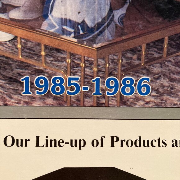 Vintage 85-86 University of Kentucky Wildcat Basketball Poster Schedule Calendar - Picture 11 of 15